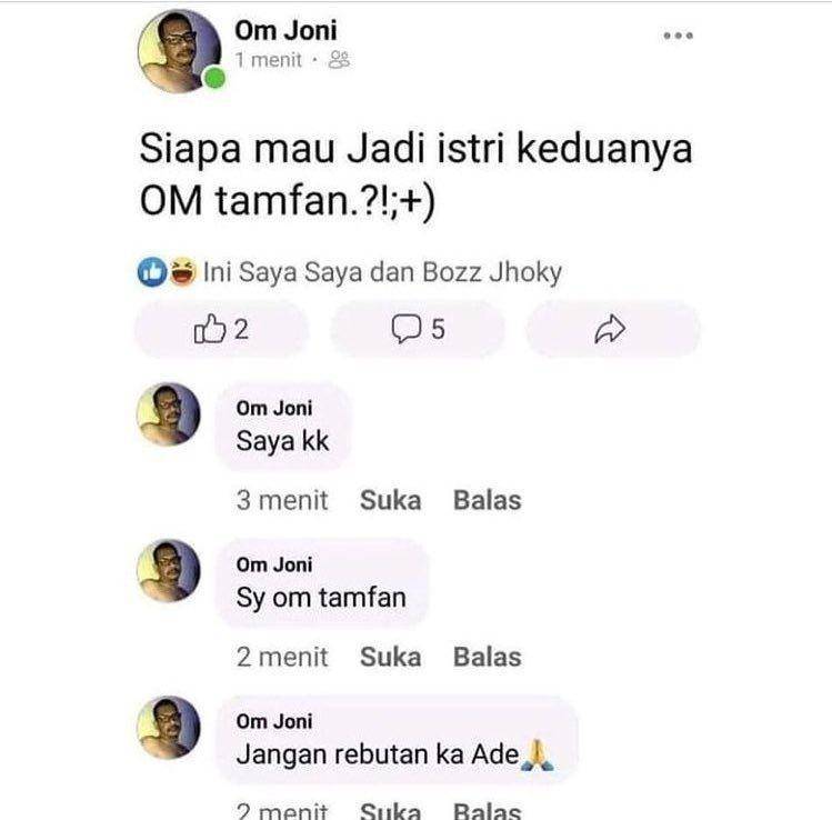 momen kocak balas komentar sendiri (twitter.com/txtdarigajelas)