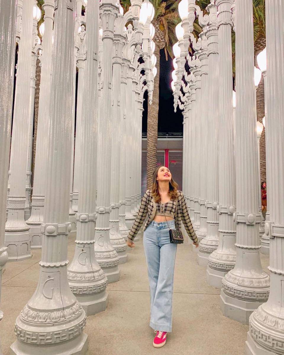Wide leg pants ala Beby Tsabina (instagram.com/bebytsabina)