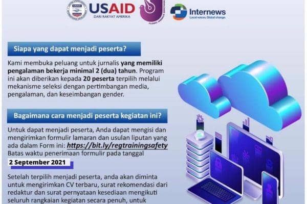 AJI Latih Jurnalis Lampung Keamanan dan Keselamatan Fisik Digital