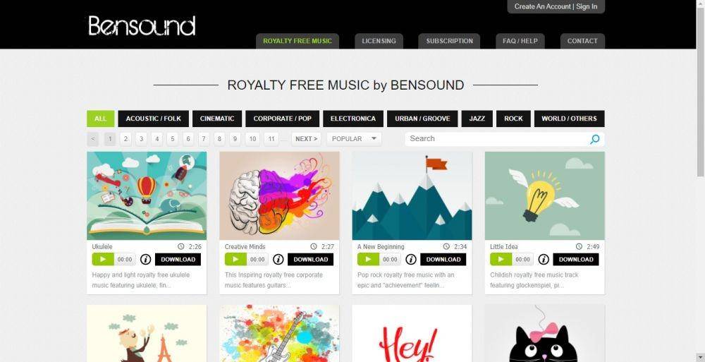 Bensound (bensound.com)