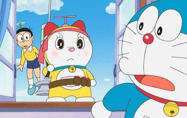 karakter Dorami, Doraemon, dan Nobita (dok. RCTI/Doraemon)