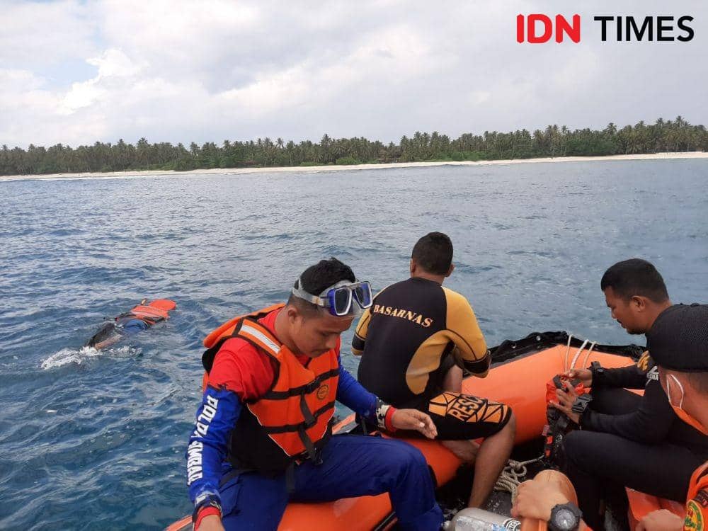 Turis Asal Inggris Hilang di Perairan Mentawai Sumbar