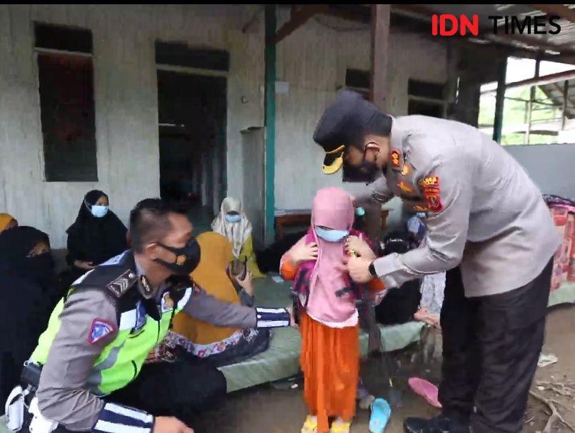 Semangat Brigadir Edo Membantu Operasi Bibir Sumbing Anak Panti Asuhan