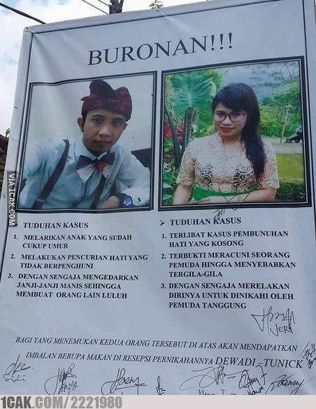 petunjuk arah tempat pernikahan kocak (1cak.com)