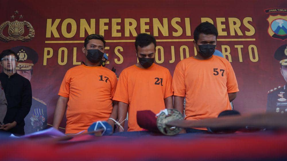 Para pelaku diamankan polisi. IDN Times/Moch Fad