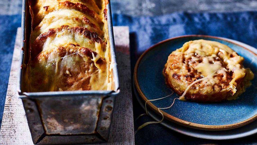 Baked cheesy crumpets (sainsburymagazine.co.uk)
