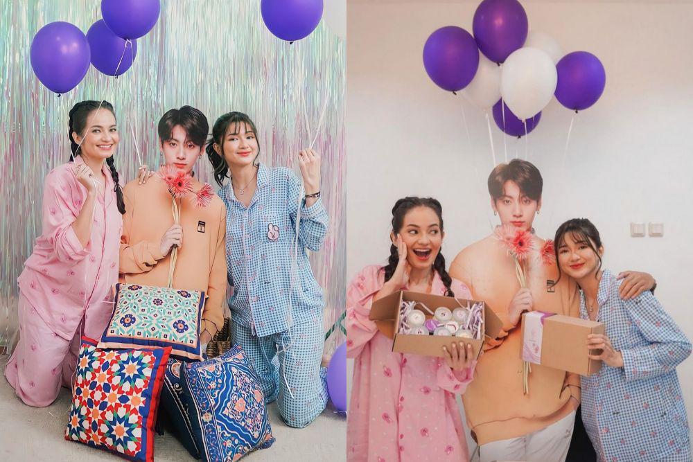 Rayakan Ultah Jungkook BTS, 10 Momen Seru Furry dan Enzy Bikin Dessert