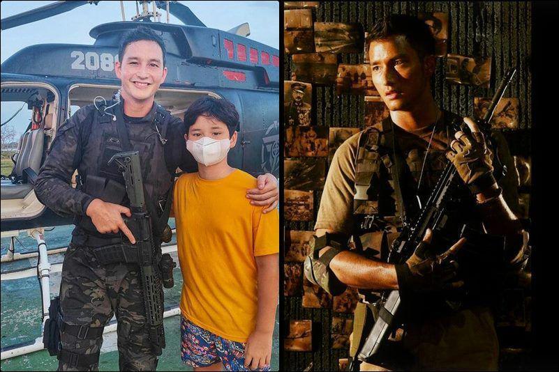 Karisma Terpancar, 9 Potret Gagah Mike Lewis saat Berseragam Tentara