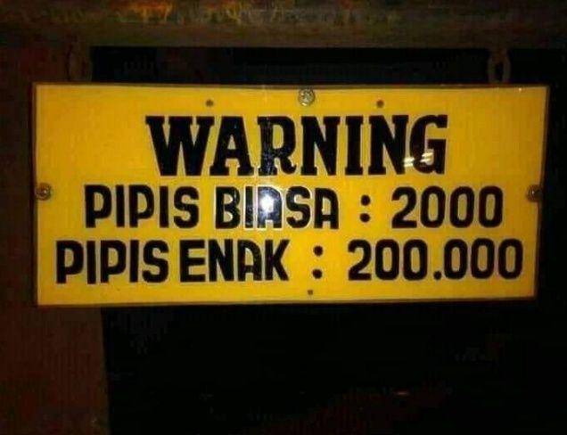 pengumuman tarif jasa kocak (instagram.com/duhreceh.id)