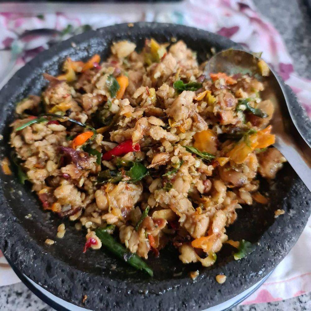 Sambal tempe kencur (instagram.com/faridayuliani99)