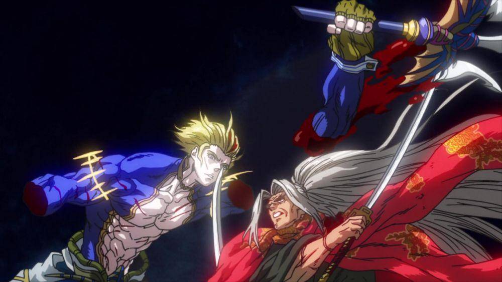 Sasaki Kojiro melawan Poseidon. (dok. Studio Graphinica/Record of Ragnarok)