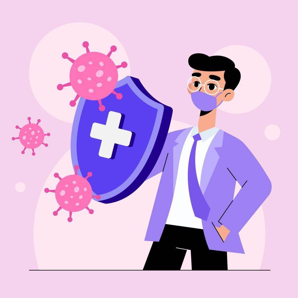 ilustrasi sistem imun dalam tubuh (freepik.com/pikisuperstar)