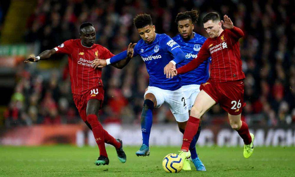 Pertandingan Liverpool vs Everton. (theguardian.com/Andrew Powell/Liverpool FC via Getty Images)