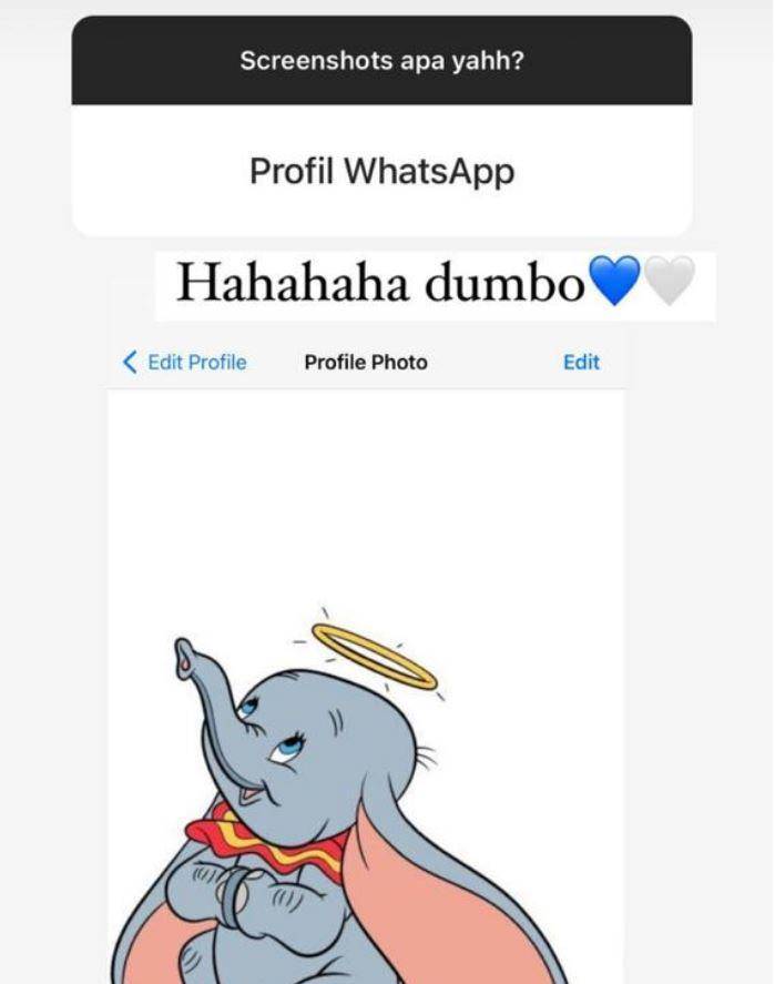 foto profil WhatsApp artis (Instagram.com/marginw)