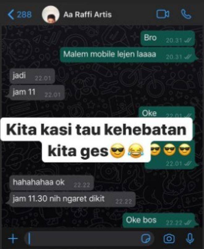 foto profil WhatsApp artis (Instagram.com/fadiljaidi)