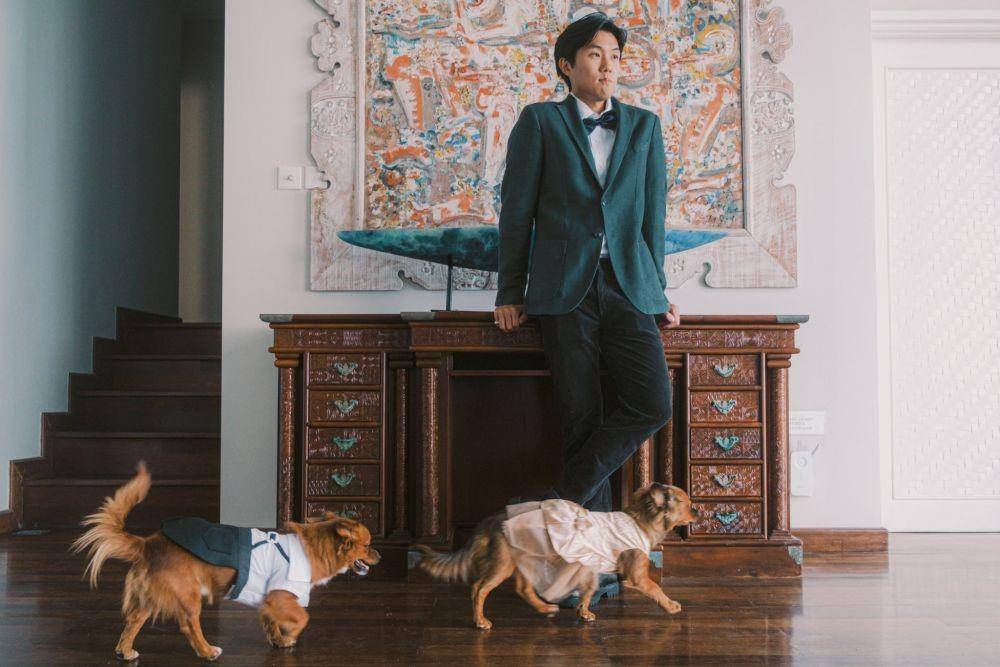 Pernikahan Sonia Eryka, kakak Rich Brian dengan Adi Ryuki. (twitter.com/govoes)