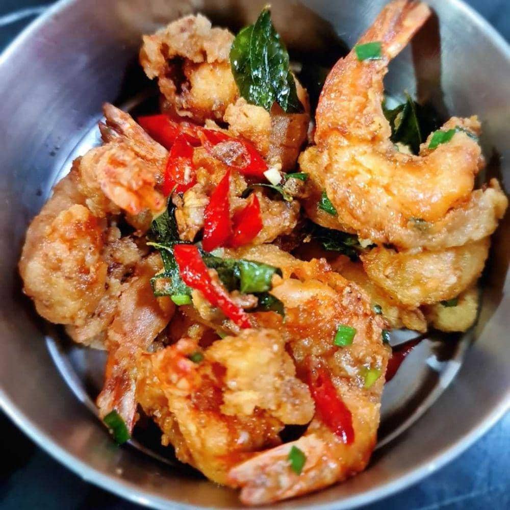 Udang telur asin (instagram.com/ciu_lina83)