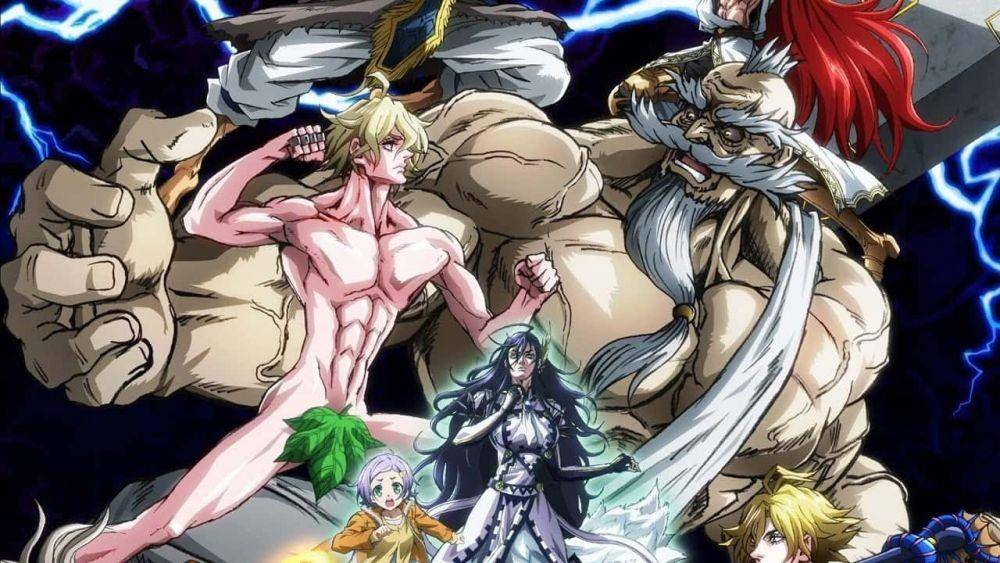 Adam melawan Zeus. (dok. Studio Graphinica/Record of Ragnarok)