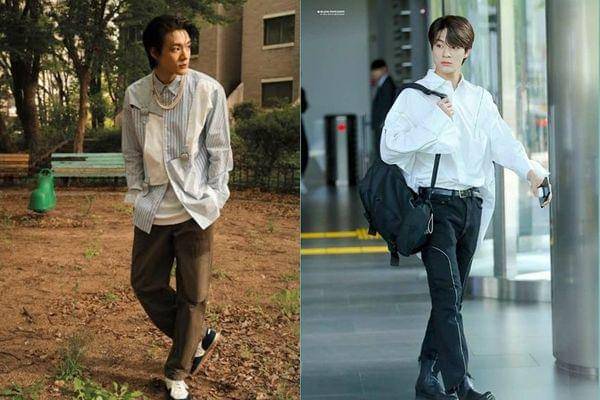 Kemeja ala Jeno NCT (instagram.com/nctchilldream/instagram.com/nctunited00)
