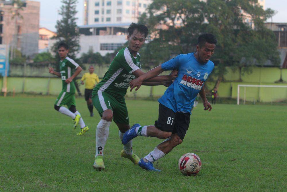 Ghozali Siregar memperkuat PSMS saat menghadapi Saba Bangunan (Dok.IDN Times/istimewa)