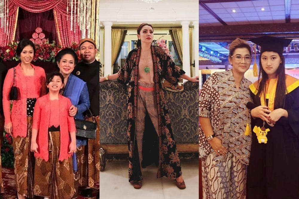 9 Style Batik ala Keluarga Cendana, Gayanya Berkelas!