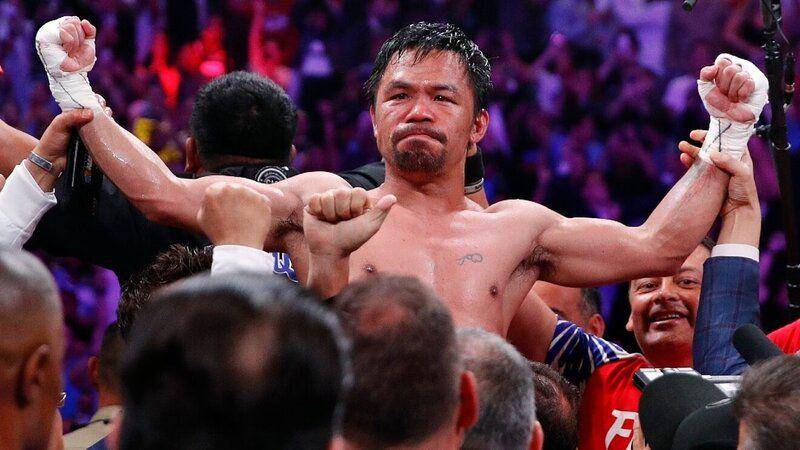 ekspresi Manny Pacquiao setelah menang (marca.com)