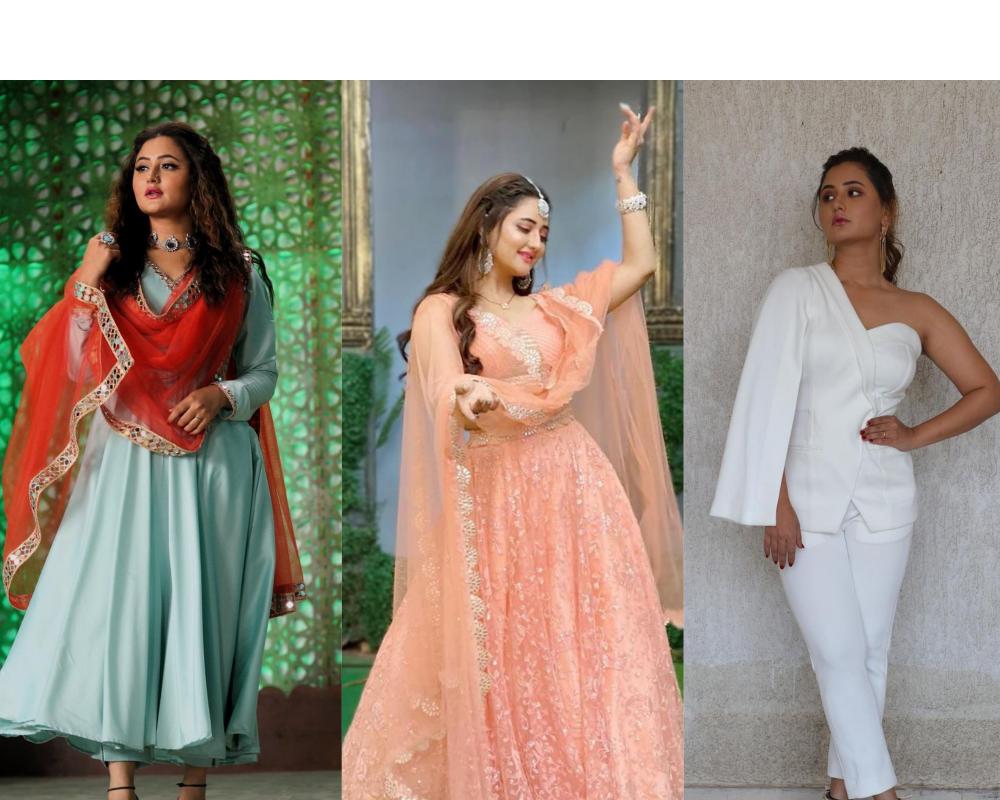 9 OOTD Rashami Desai, 'Tapasya' yang Menawan bak Ratu Bollywood
