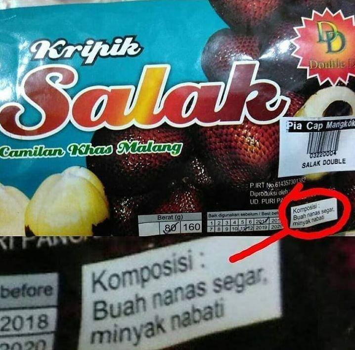 keterangan di kemasan makanan (instagram.com/humoor.id)