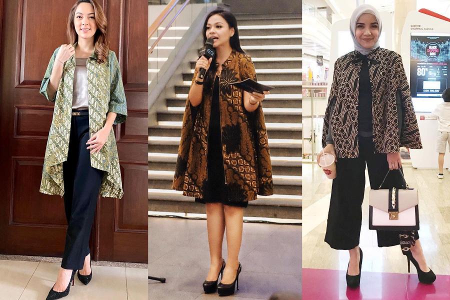 9 Inspirasi Blazer Batik dan Tenun, Cocok untuk Acara Formal