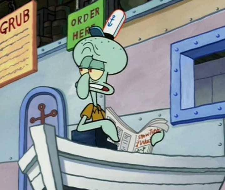 Squidward (dok. Nickelodeon/SpongeBob SquarePants)