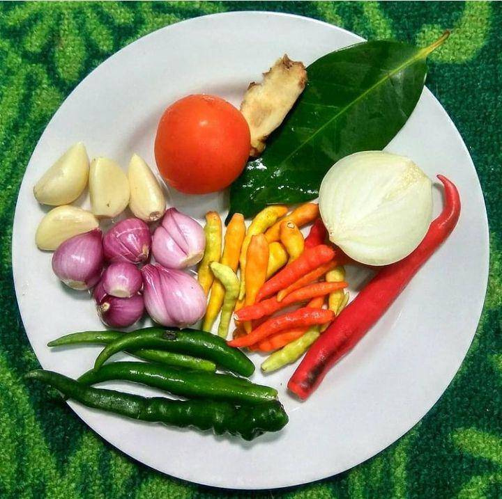 ilustrasi bahan-bahan nasi sodu (Instagram.com/masakan_mamakece)