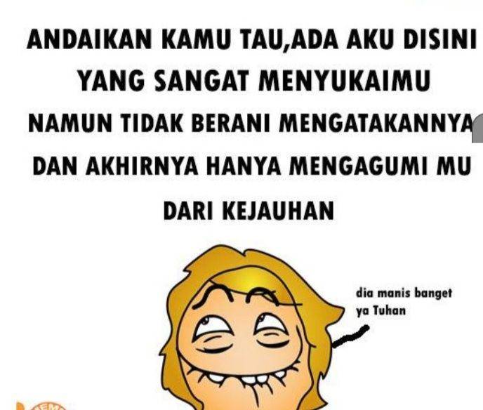 meme parodi saat jatuh cinta (instagram.com/lambeonlen)