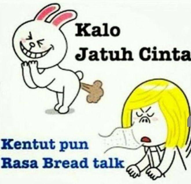 meme parodi saat jatuh cinta (instagram.com/wkwkland_real)
