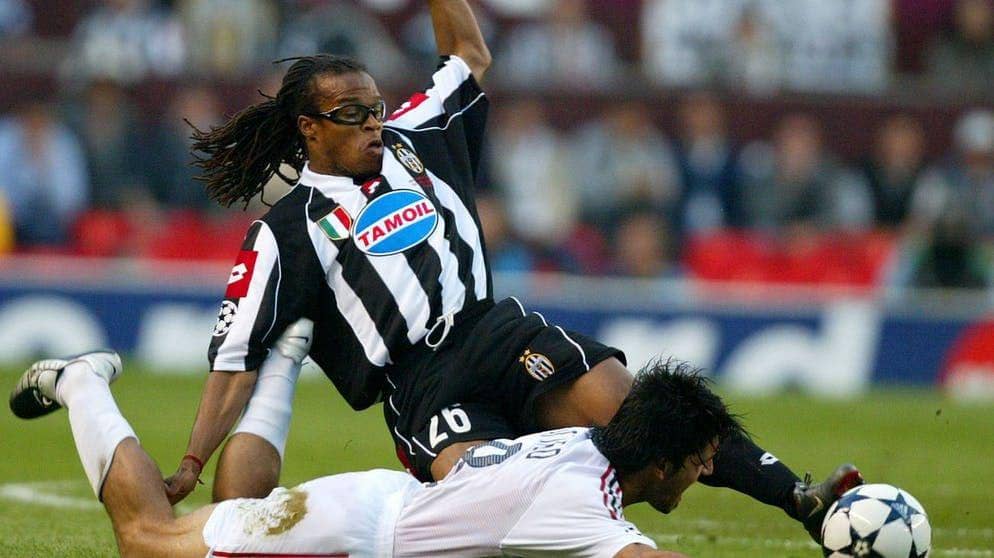 Edgar Davids berlaga di final Liga Champions 2003. (bluewin.ch)
