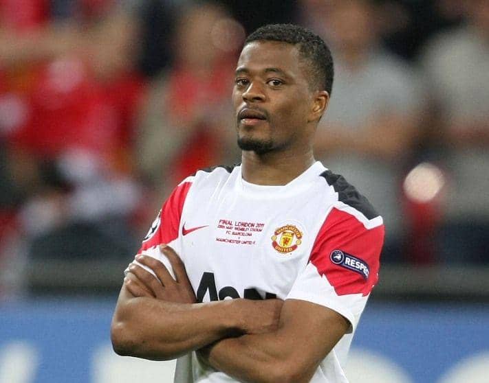 Patrice Evra pernah 4 kali kalah di final Liga Champions. (thesun.co.uk)