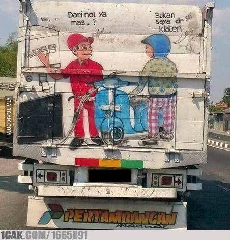 mural di bak truk (1cak.com)