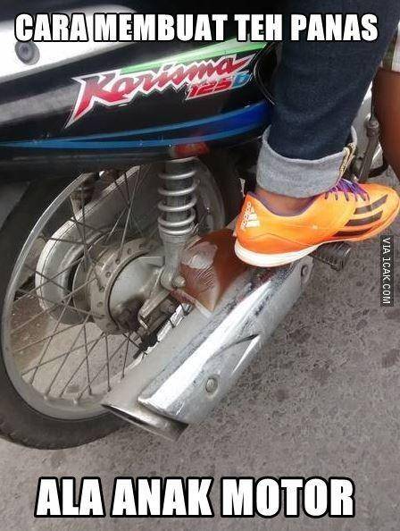 meme anak motor patah hati (1cak.com)