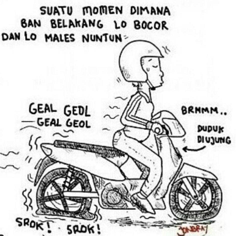 meme anak motor patah hati (instagram.com/jonbrayy)