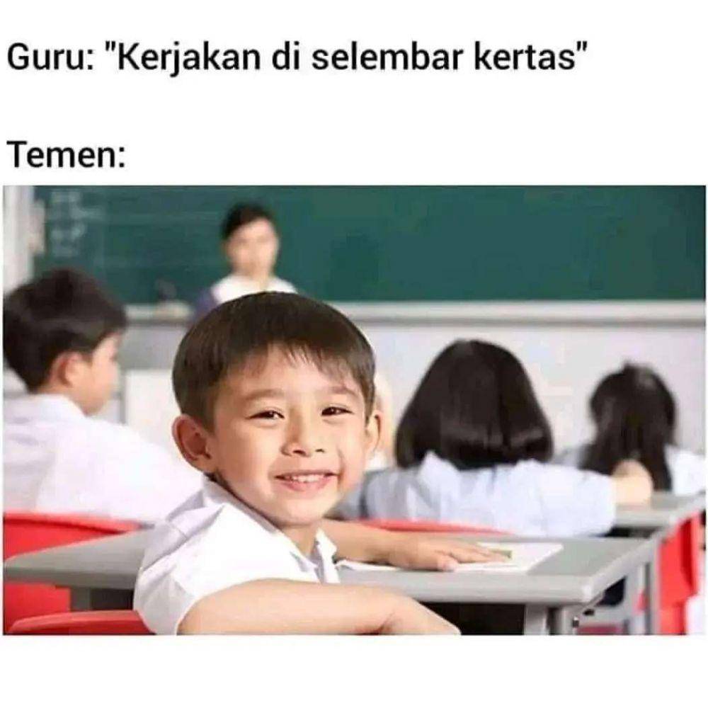 meme anak sekolahan (instagram.com/receh.sosmed)