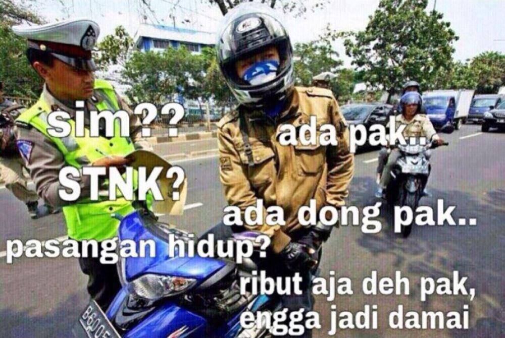 meme anak motor patah hati (twitter.com/txtdariotomotif)
