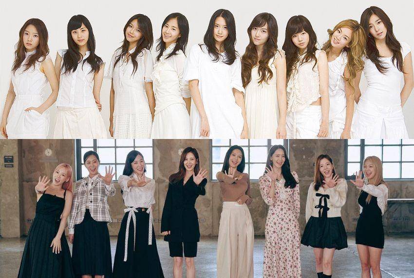 SNSD saat baru debut vs sekarang (berbagai sumber)