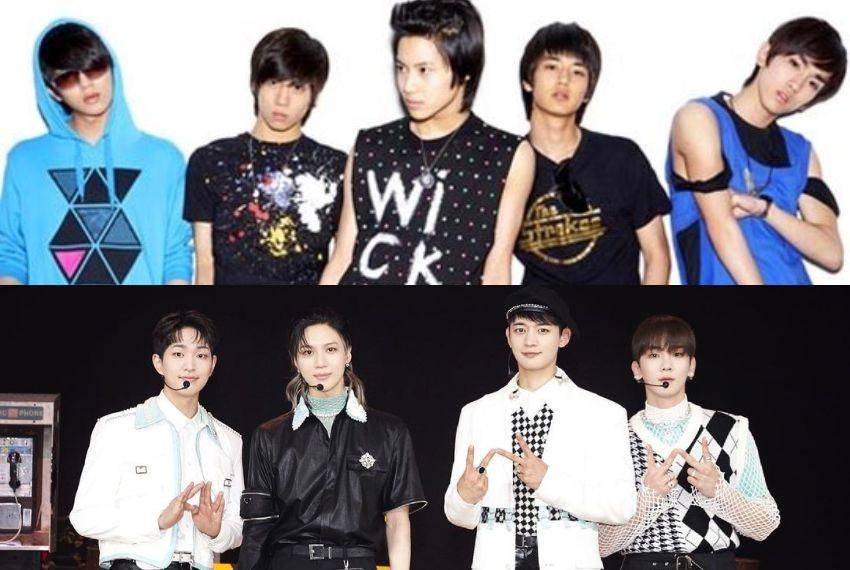 SHINee saat baru saat debut vs sekarang (berbagai sumber)