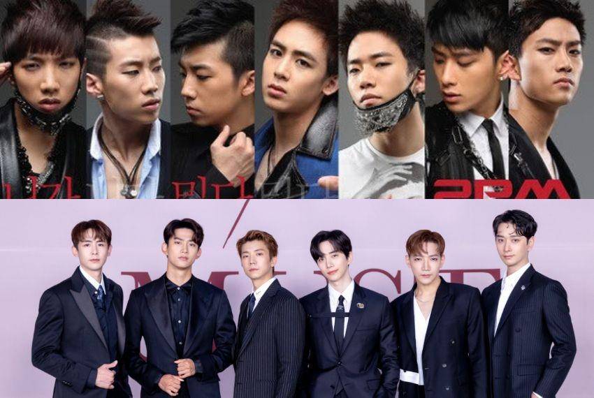2PM saat baru debut vs sekarang (berbagai sumber)