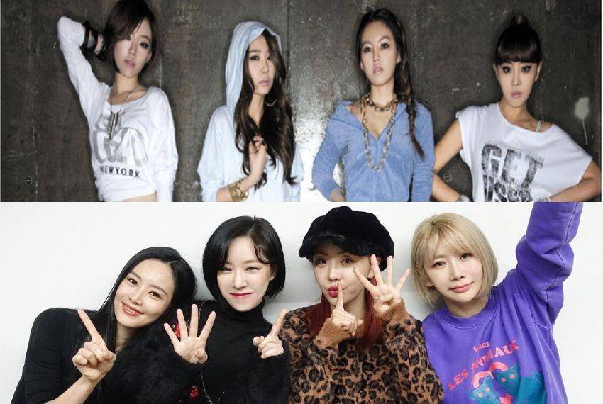 Brown Eyed Girls saat baru debut vs sekarang (berbagai sumber)