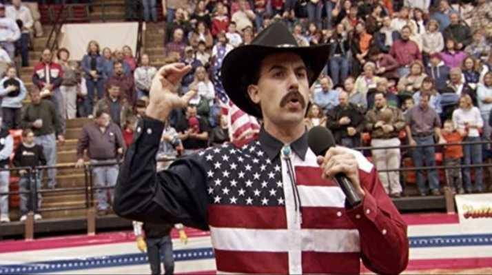 Sacha berperan sebagai Borat. (dok. Four by Two Films/Borat)