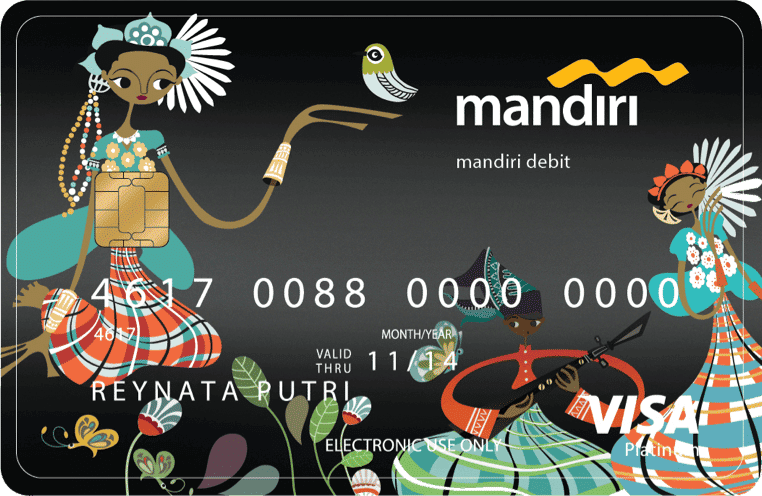 Kartu Debit Mandiri Platinum VISA (dok. situs resmi Bank Mandiri)
