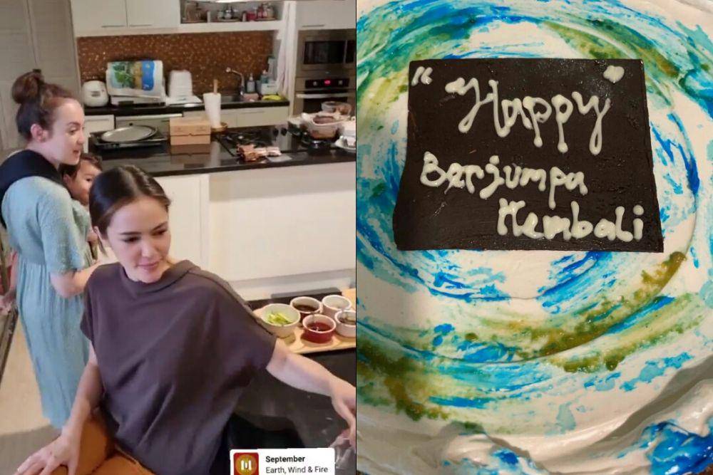 potret Rianti Cartwright dan Cathy Sharon serta kawan-kawan (instagram.com/cathysharon)