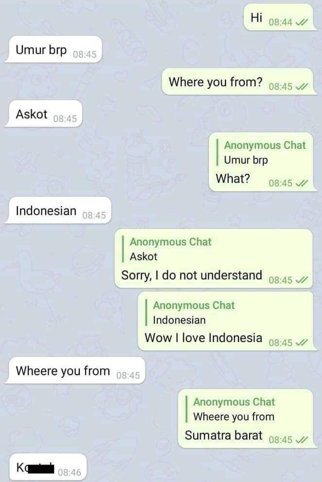 chat kenalan di Telegram (twitter.com/hibooran)