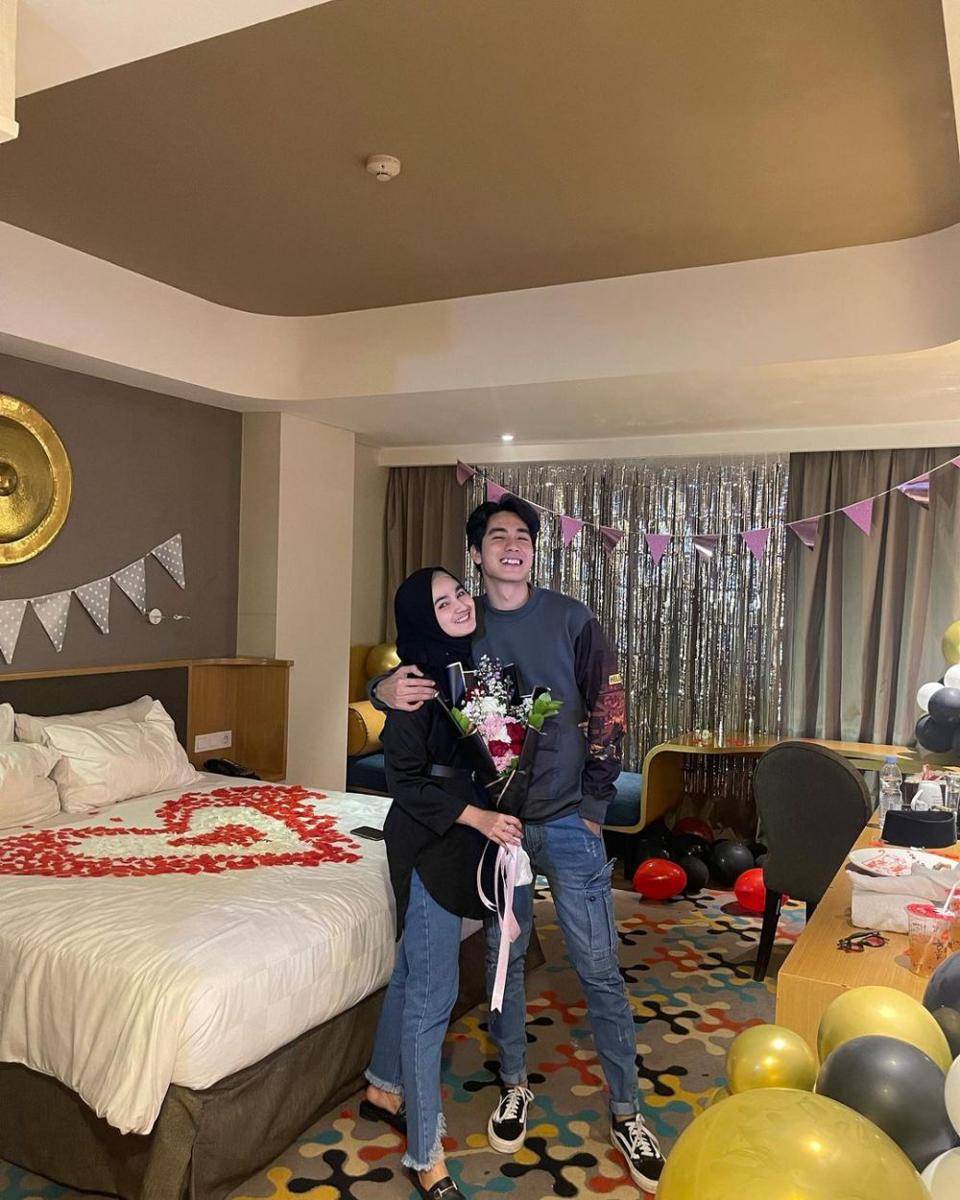 kejutan ultah Evan Marvino (instagram.com/unffridatunnitami)