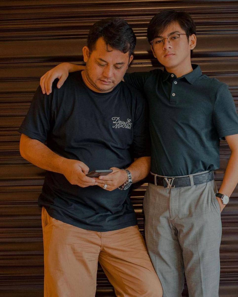 Rey Bong dan ayahnya (instagram.com/rey_bong26)